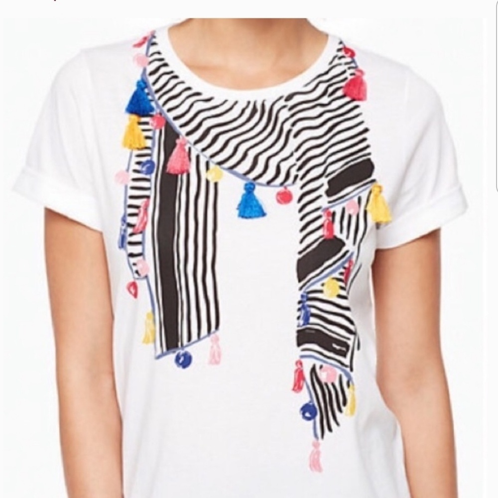 Broome Street by Kate Spade Tassel T-Shirt